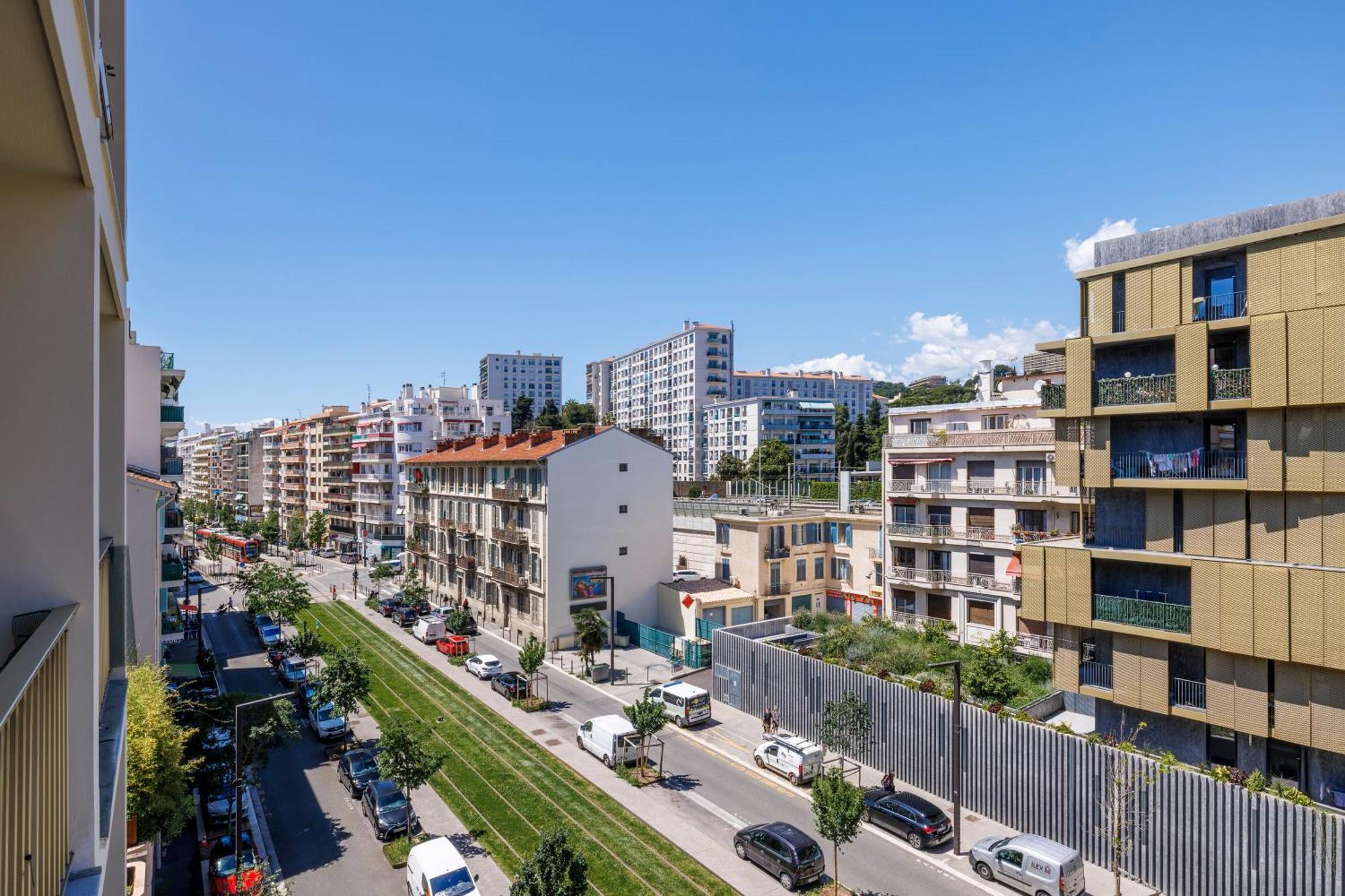 Elegant Studio Avec Terrasse Proche Mer Tramway Nizza Exterior foto