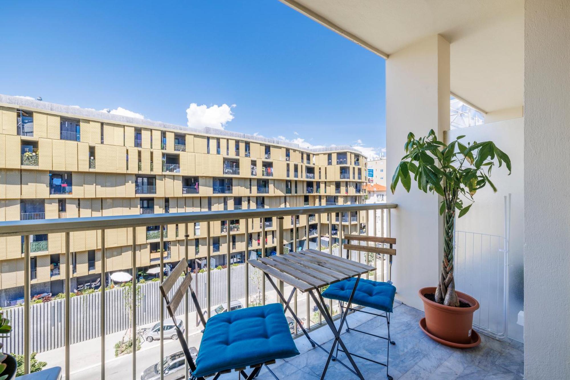 Elegant Studio Avec Terrasse Proche Mer Tramway Nizza Exterior foto