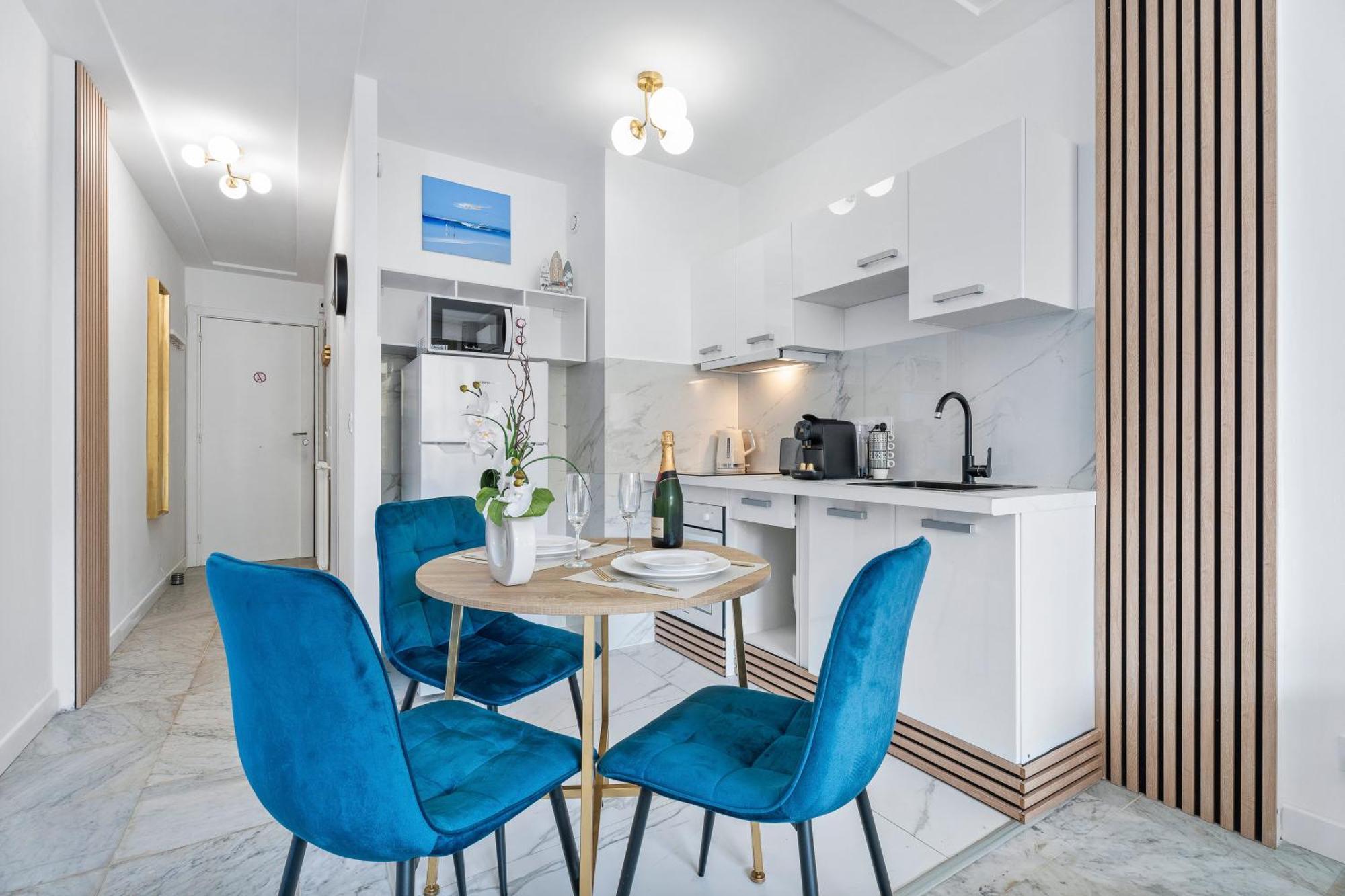 Elegant Studio Avec Terrasse Proche Mer Tramway Nizza Exterior foto