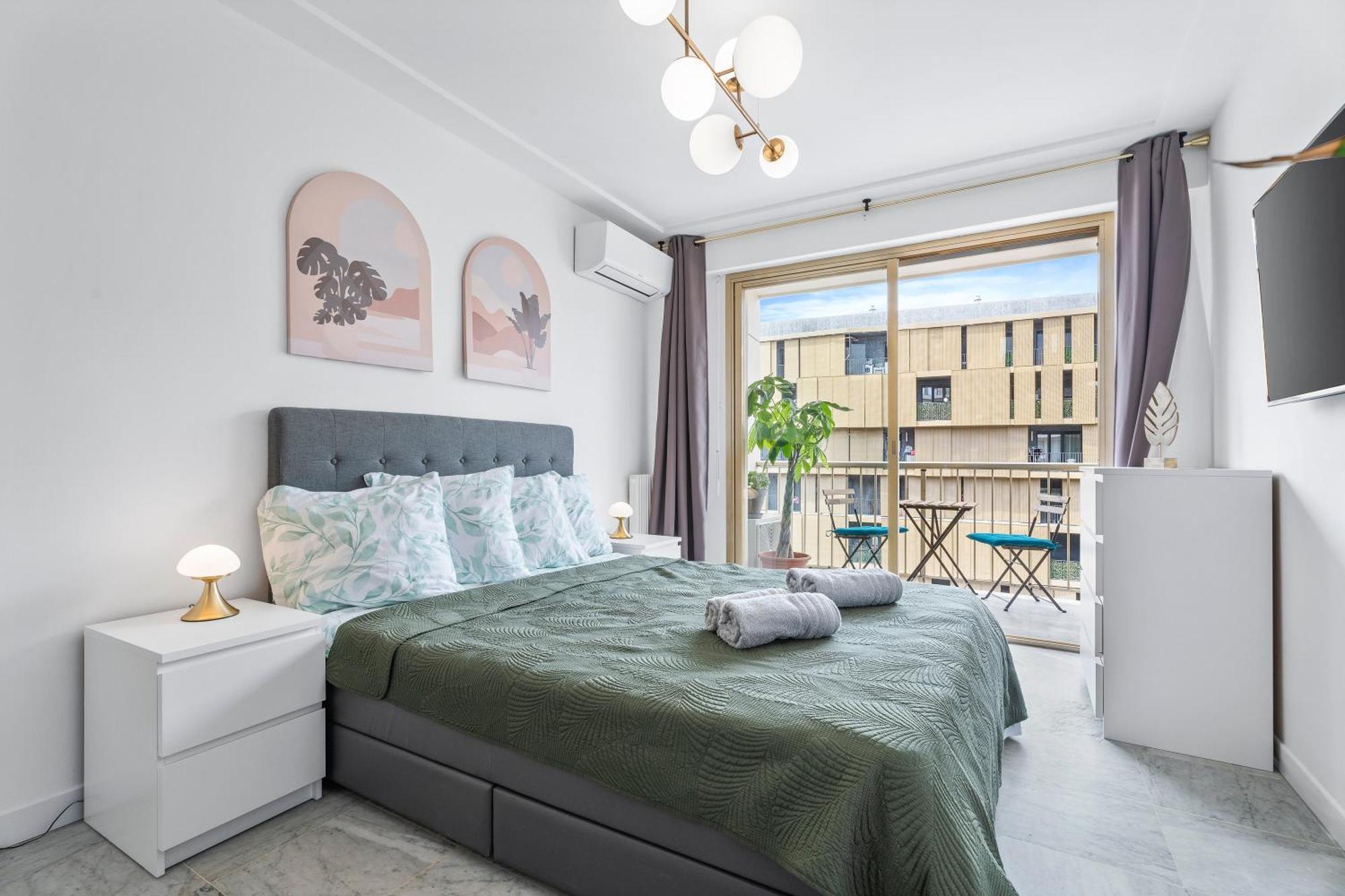 Elegant Studio Avec Terrasse Proche Mer Tramway Nizza Exterior foto