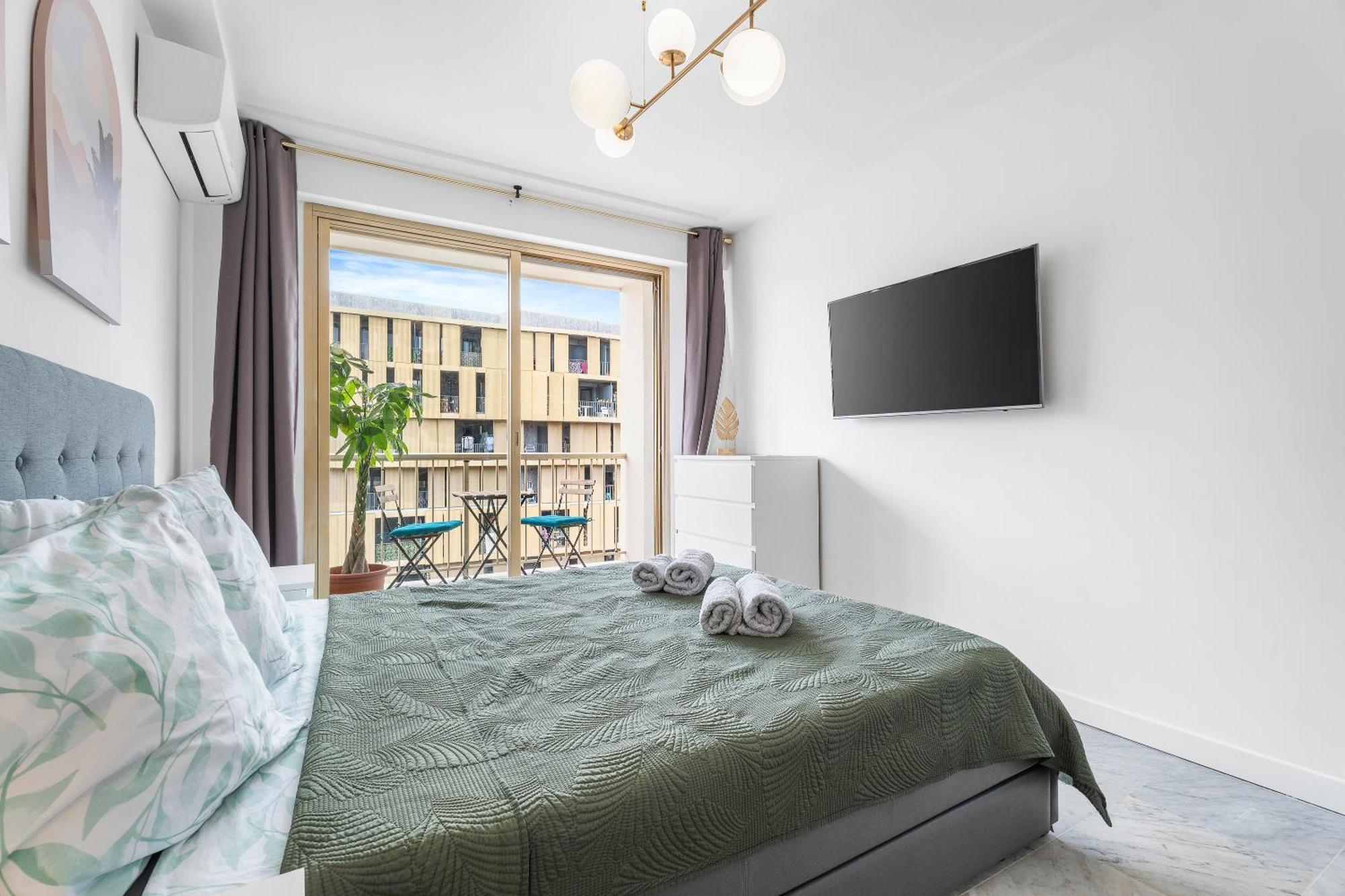 Elegant Studio Avec Terrasse Proche Mer Tramway Nizza Exterior foto